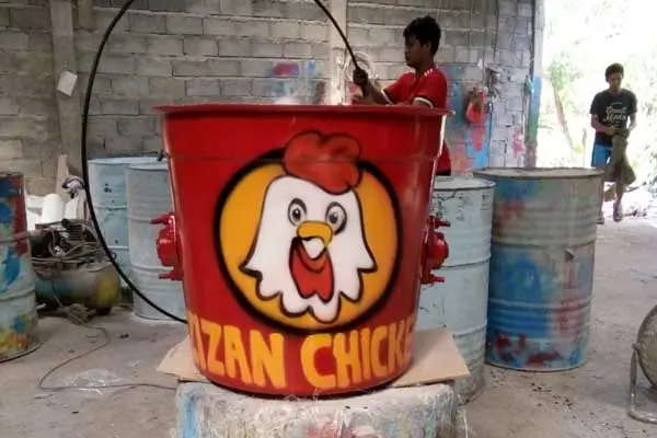 ember tumpah kolam renang azan chicken